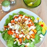 Carrot spinach salad