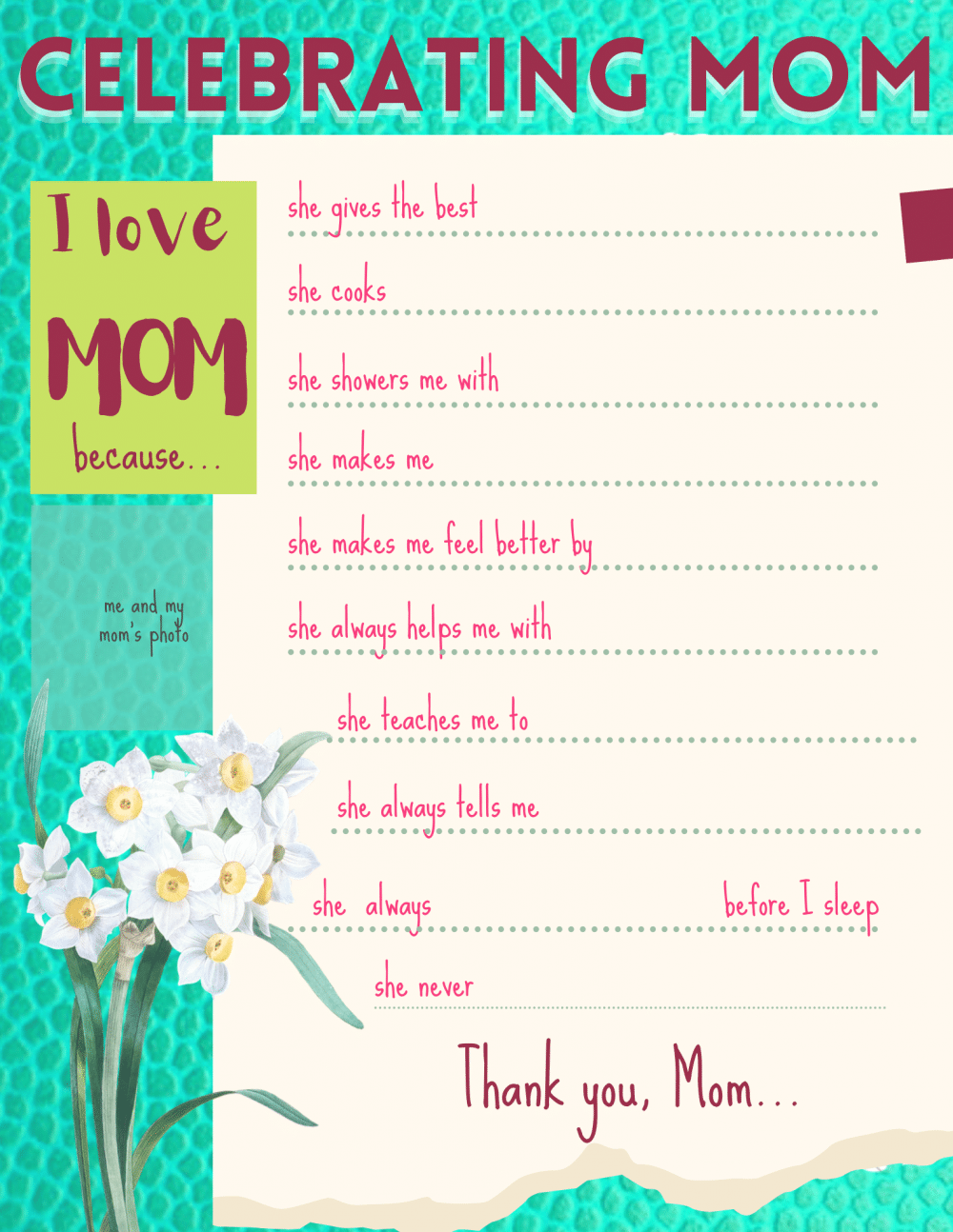 Mother's day card