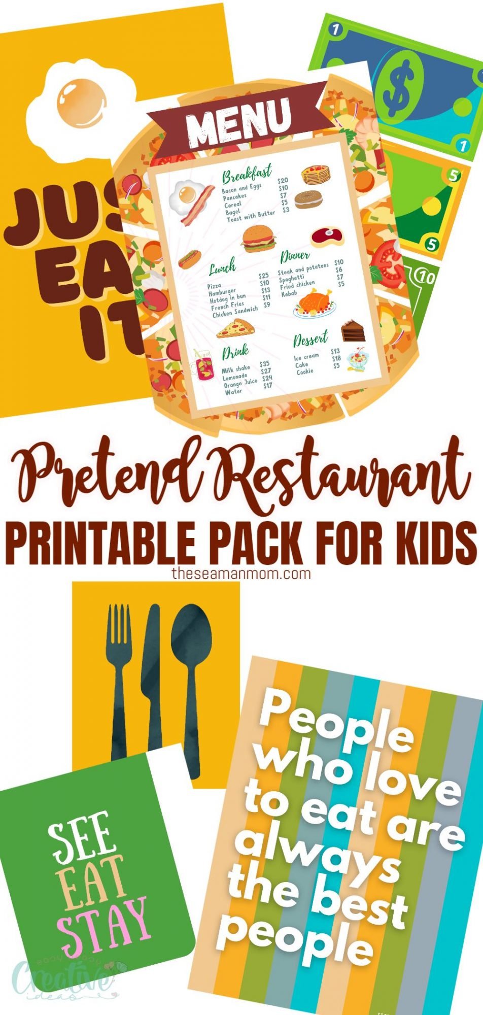 Pretend play restaurant