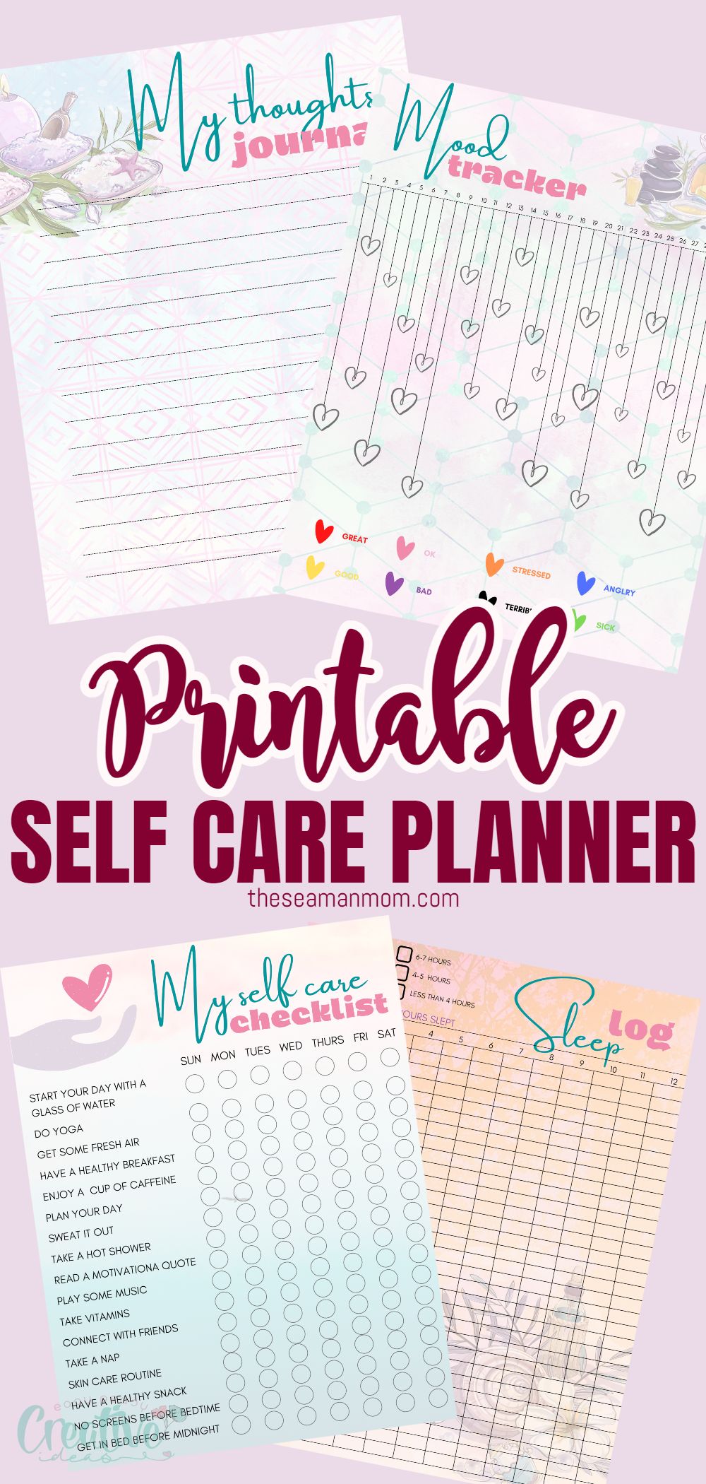 Instead of trying to work self-care into your busy schedule, why not make it a priority? With the help of this self care planner, you can keep track of all aspects of your health and well-being in one handy spot. via @petroneagu