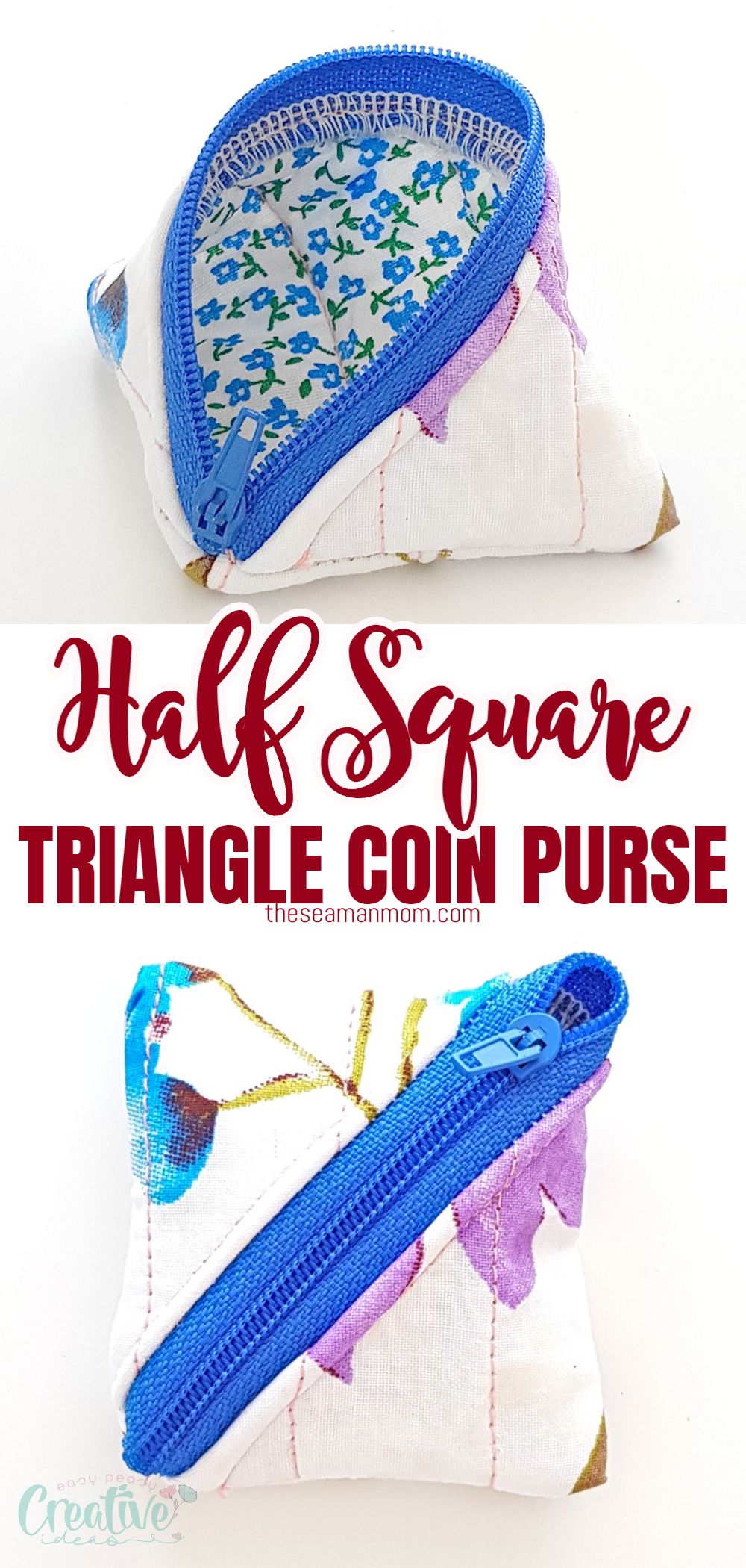 Sew the Cutest Coin Purse Pattern with a Zipper - Free!