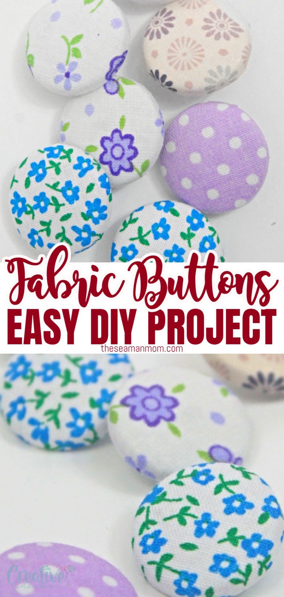 Fabric covered buttons