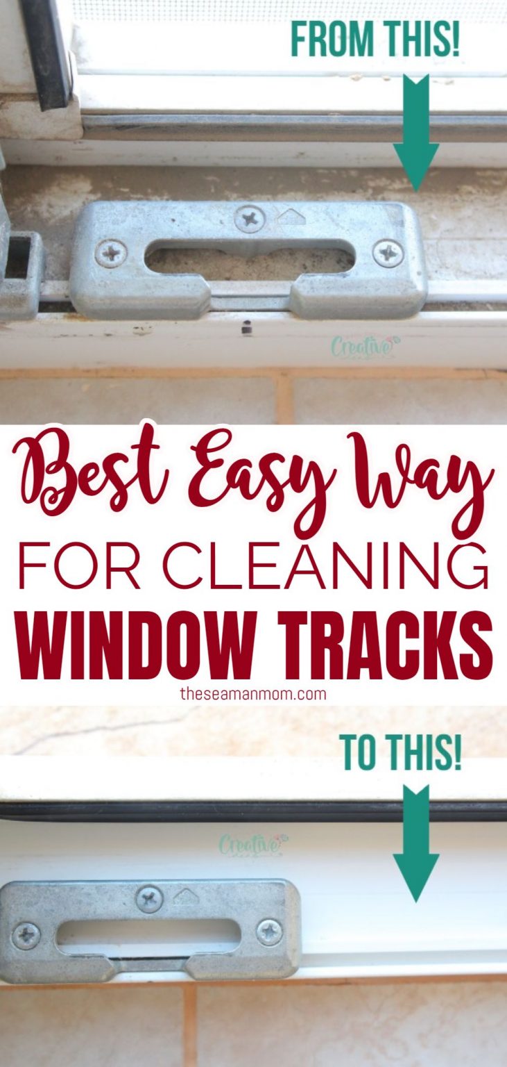 How To Clean Window Tracks The Easy Way - Easy Peasy Creative Ideas