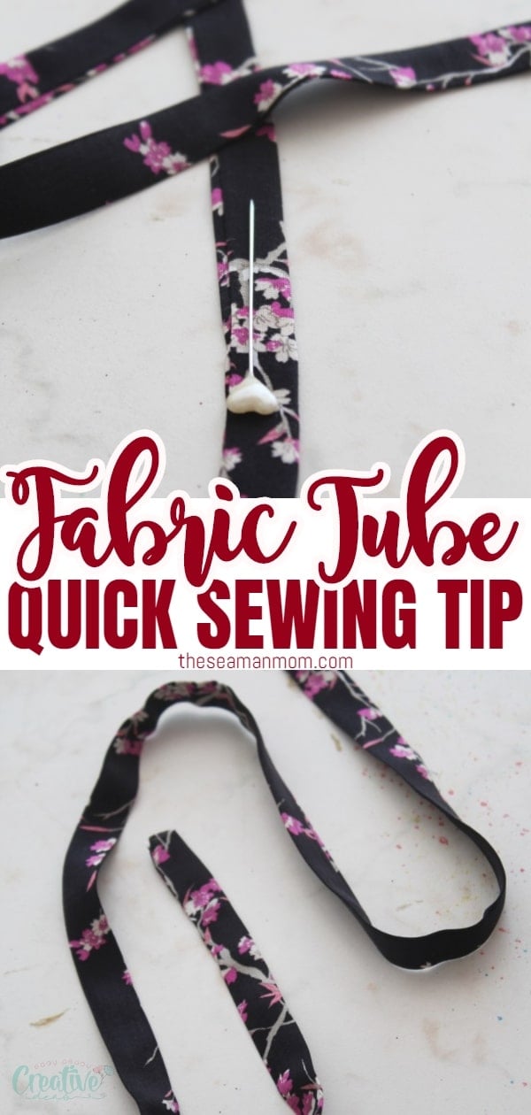 How to Turn a Skinny Piece of Fabric Right Side Out : 5 Steps