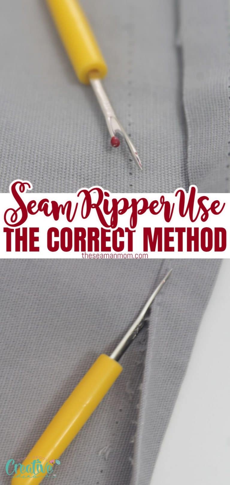 Proper Seam Ripper Use & Tips For Fast Unpicking Easy Peasy Creative