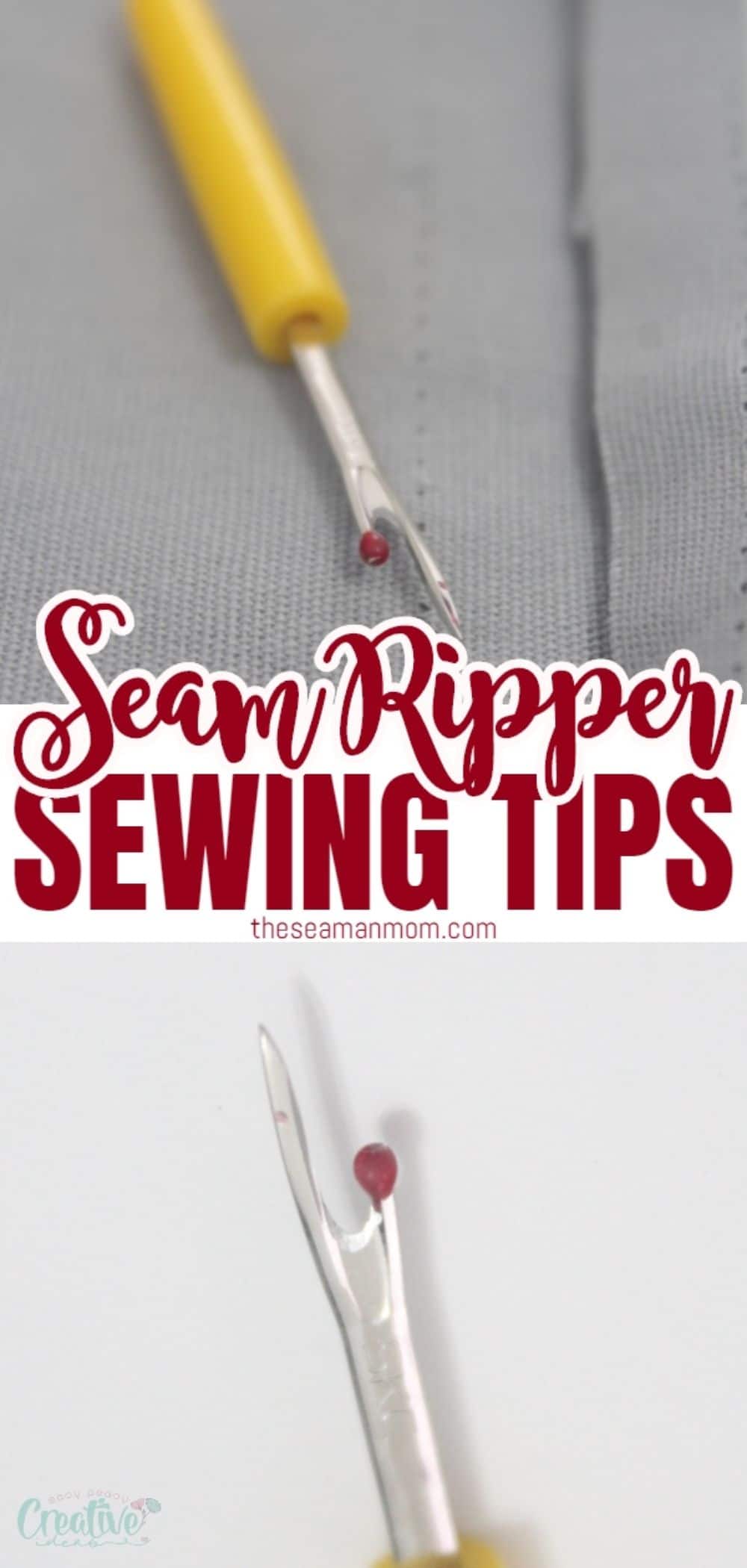 Seam Ripper Use & Tips For Fast Unpicking Easy Peasy Creative Ideas