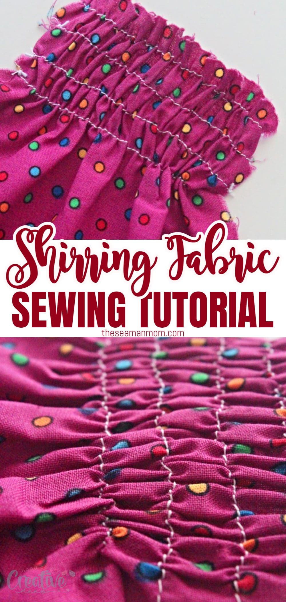 Sewing with Elastic Thread {Shirring Fabric} Made Easy