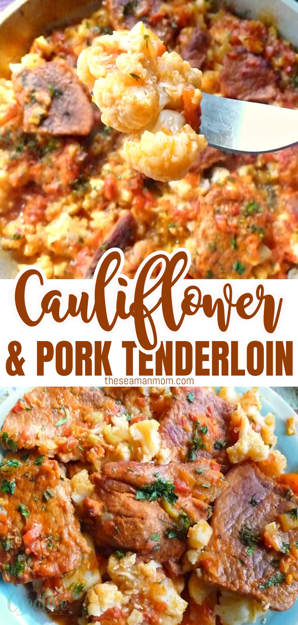 If you're looking for a quick, easy and simple dinner idea that tastes like a million bucks, you'll want to give this pork and cauliflower recipe a try today! via @petroneagu