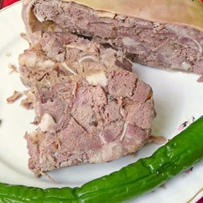 Delicious Easy pork pudding recipe with liver, tongue and rind filling