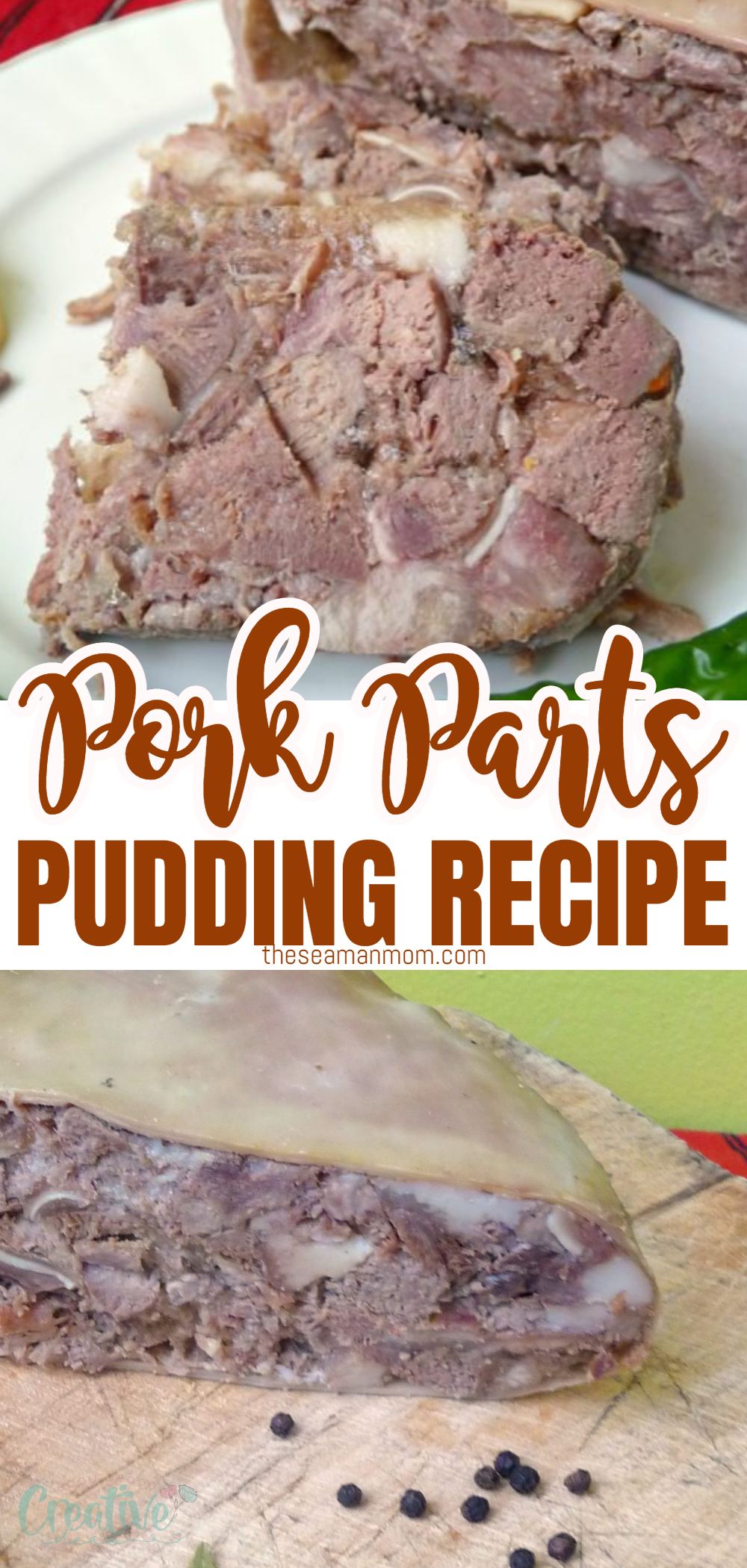 Pork pudding is a mix of pork parts cooked with spices and garlic which make this recipe really unique and a very savory dish! via @petroneagu