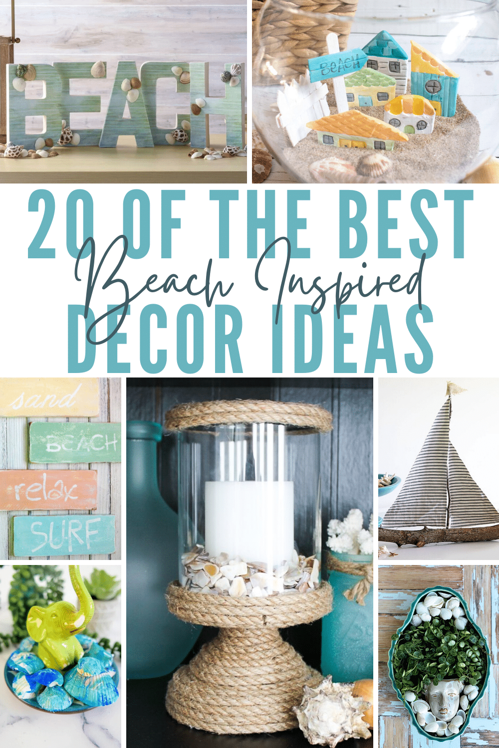 150 Coastal DIY Home Decor Ideas  Diy beach decor, Beach house