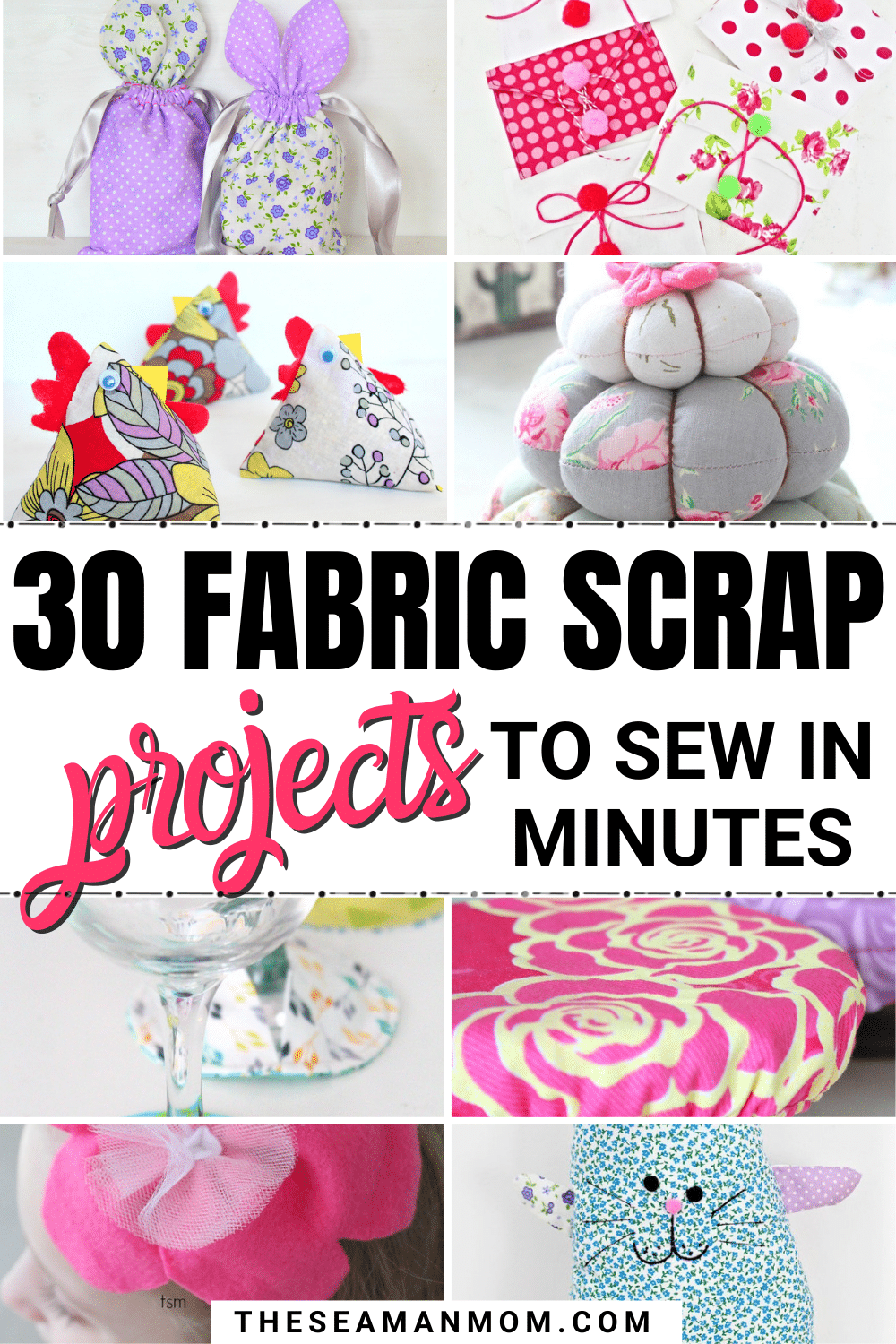 30 Easy FABRIC SCRAPS PROJECTS - Easy Peasy Creative Ideas