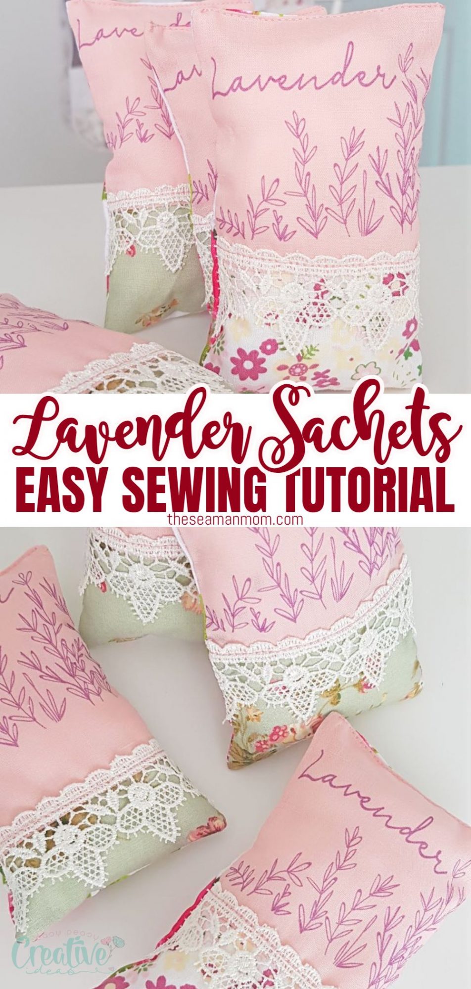 Lovely Lavender Bags — Free Tutorial - She Quilts Alot