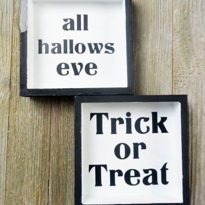 Farmhouse Halloween Wood Signs! It’s Not as Hard as You Think!