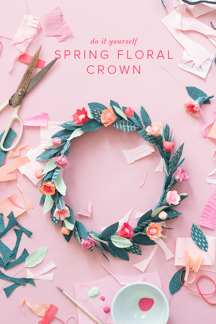 Floral crown DIY