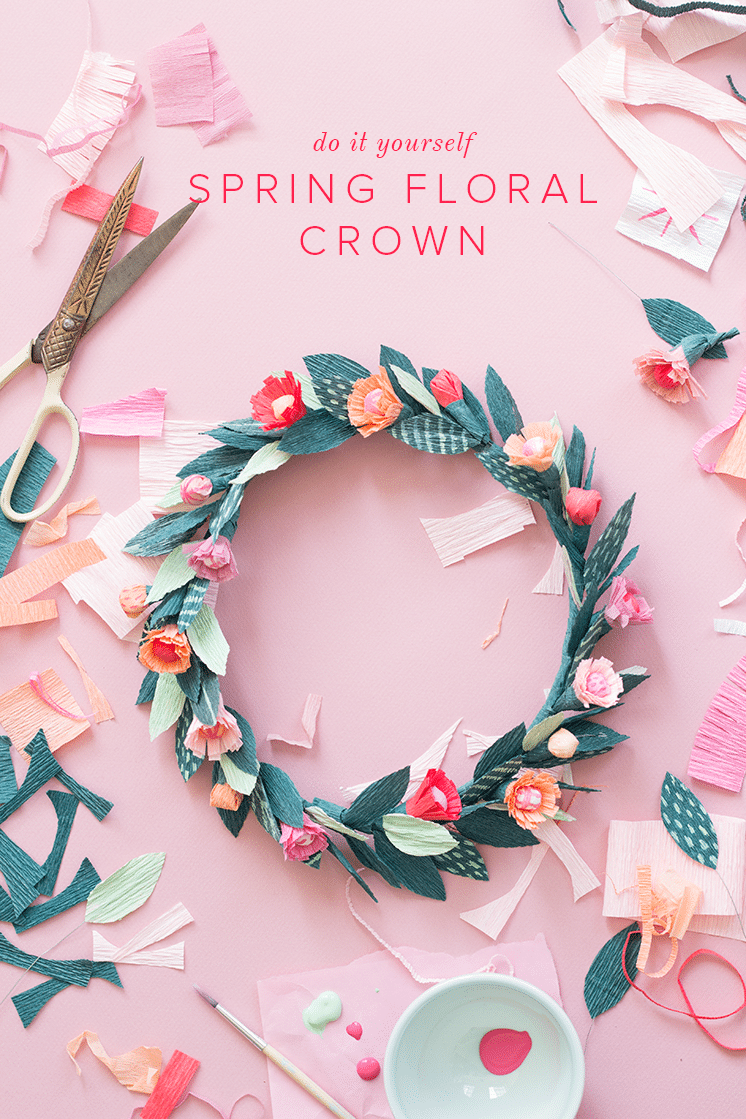 The EASIEST Paper Flower Craft and Pretty Spring Holiday Decoration — super  make it