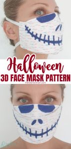 HALLOWEEN 3D FACE MASK PATTERN - Easy Peasy Creative Ideas