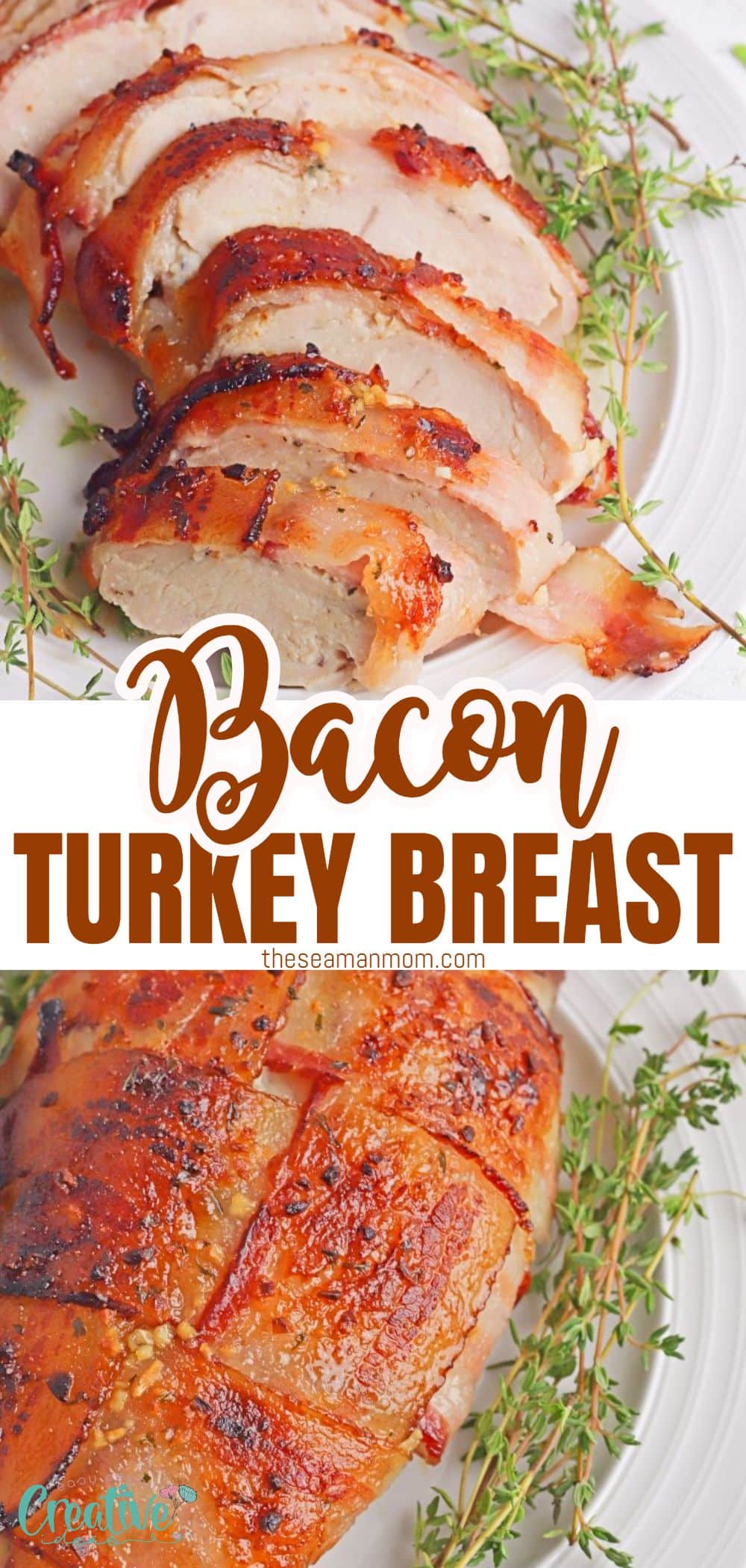 You've got to try this fabulous bacon wrapped turkey breast! A lip-smacking crowd-pleaser recipe, perfect for your Thanksgiving dinner, this bacon wrapped turkey recipe works best if you don't host a big party! via @petroneagu