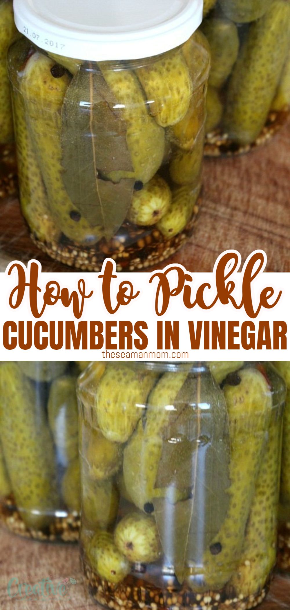 Pickled cucumbers are great to serve next to a steak, a stew or in burgers. Learn how to pickle cucumbers at home with this very easy, family recipe! via @petroneagu
