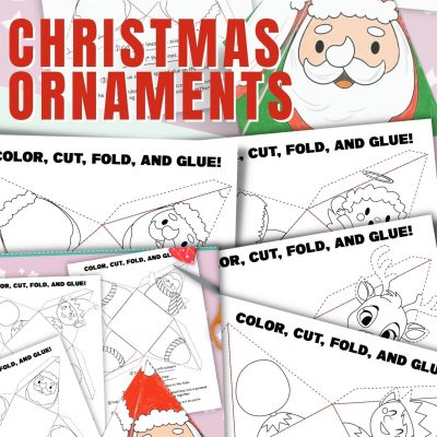 8 PRINTABLE CHRISTMAS ORNAMENTS to DIY at home (print from your computer)