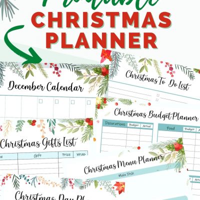 Printable CHRISTMAS PLANNER to keep your holiday cheer alive