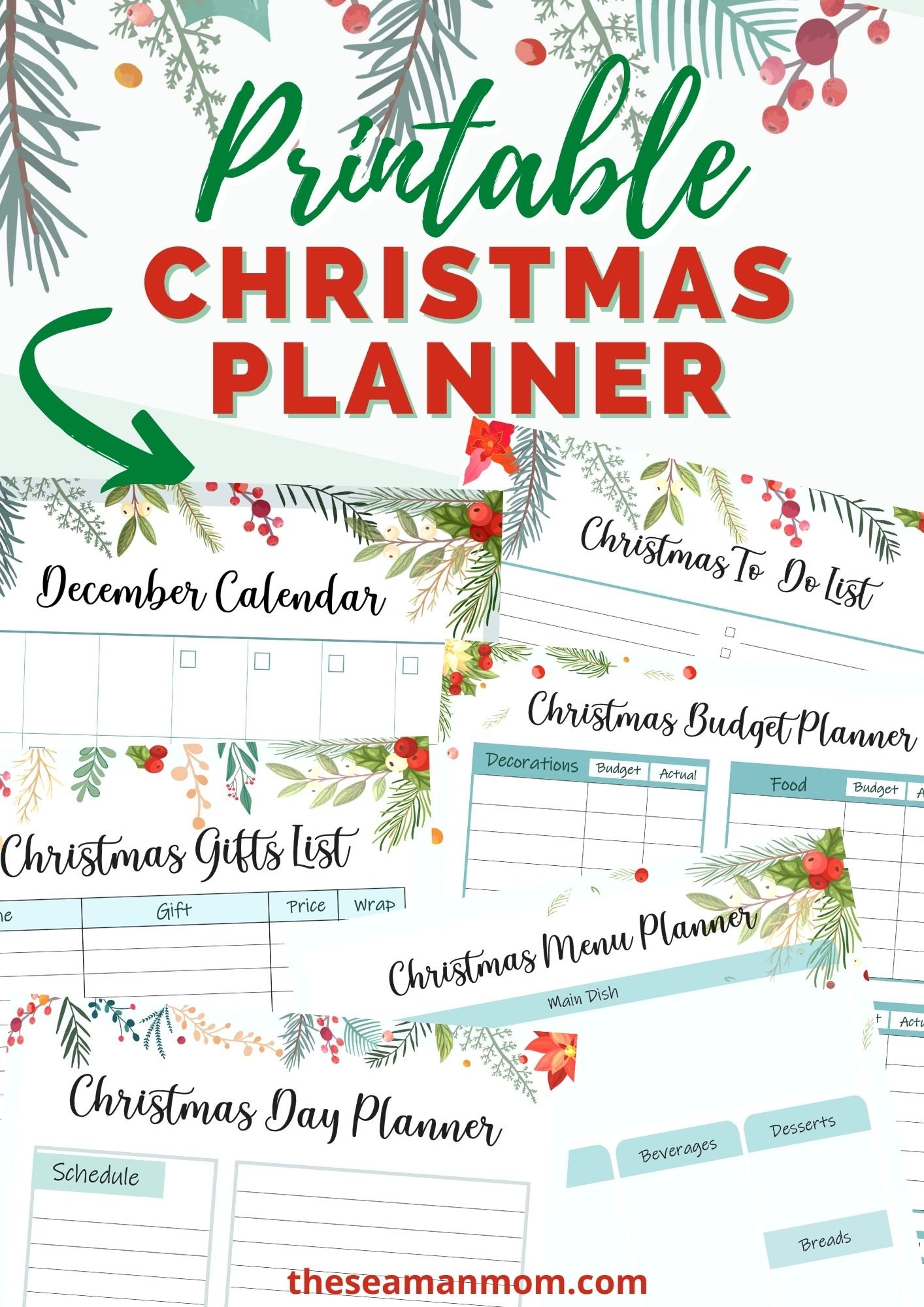 Christmas Planner Kit {FULL SIZE; UNDATED} PRINTABLE – My Computer