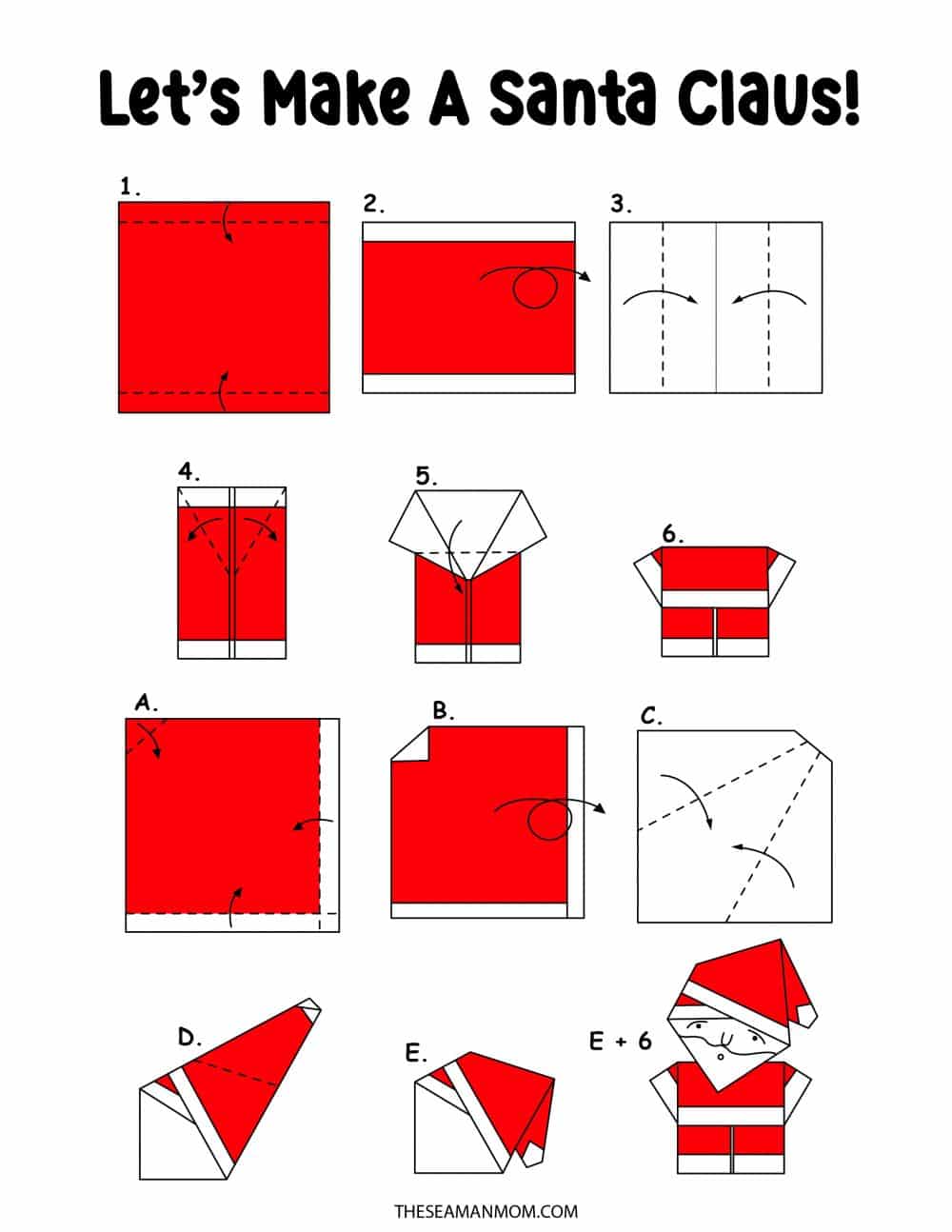 DIY ORIGAMI CHRISTMAS DECORATIONS - Easy Peasy Creative Ideas