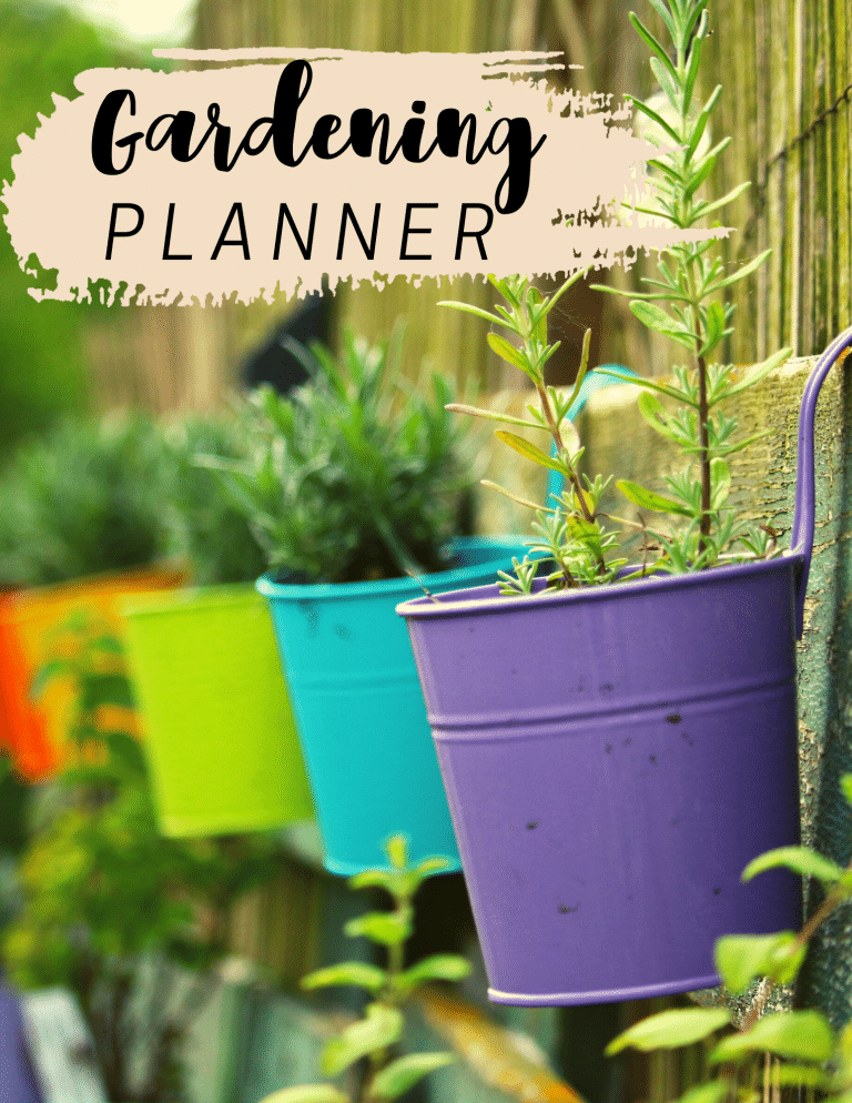 Ultimate Printable GARDENING PLANNER - Easy Peasy Creative Ideas