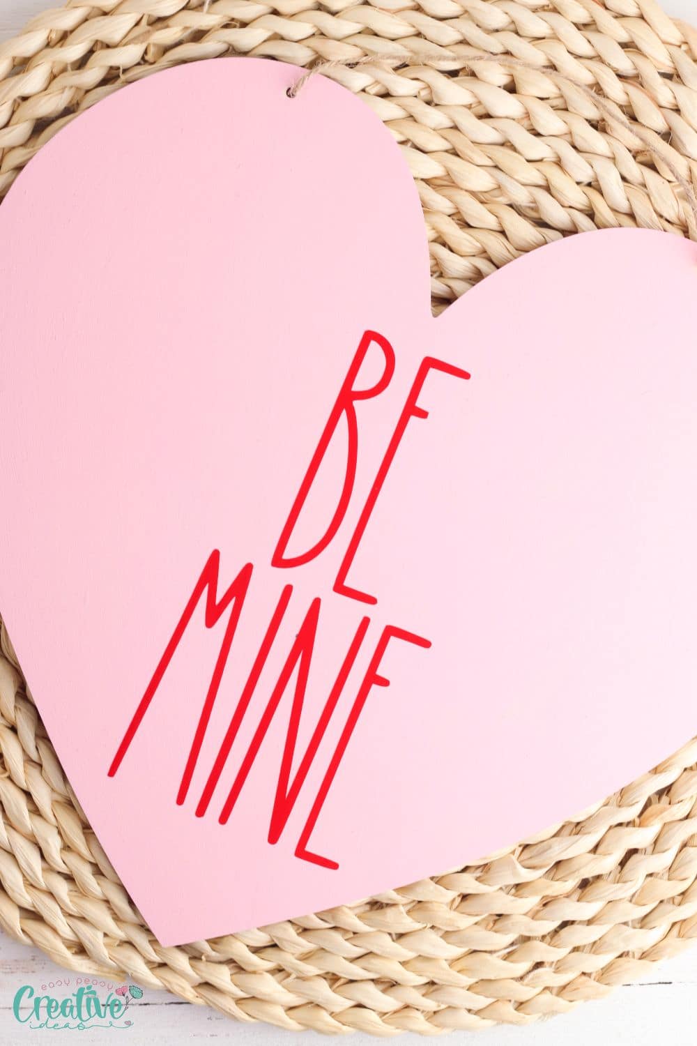 Image of conversation heart decoration for Valentine's day