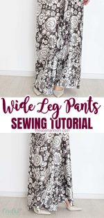 Sew Easy Wide Leg Pants Pattern - Easy Peasy Creative Ideas