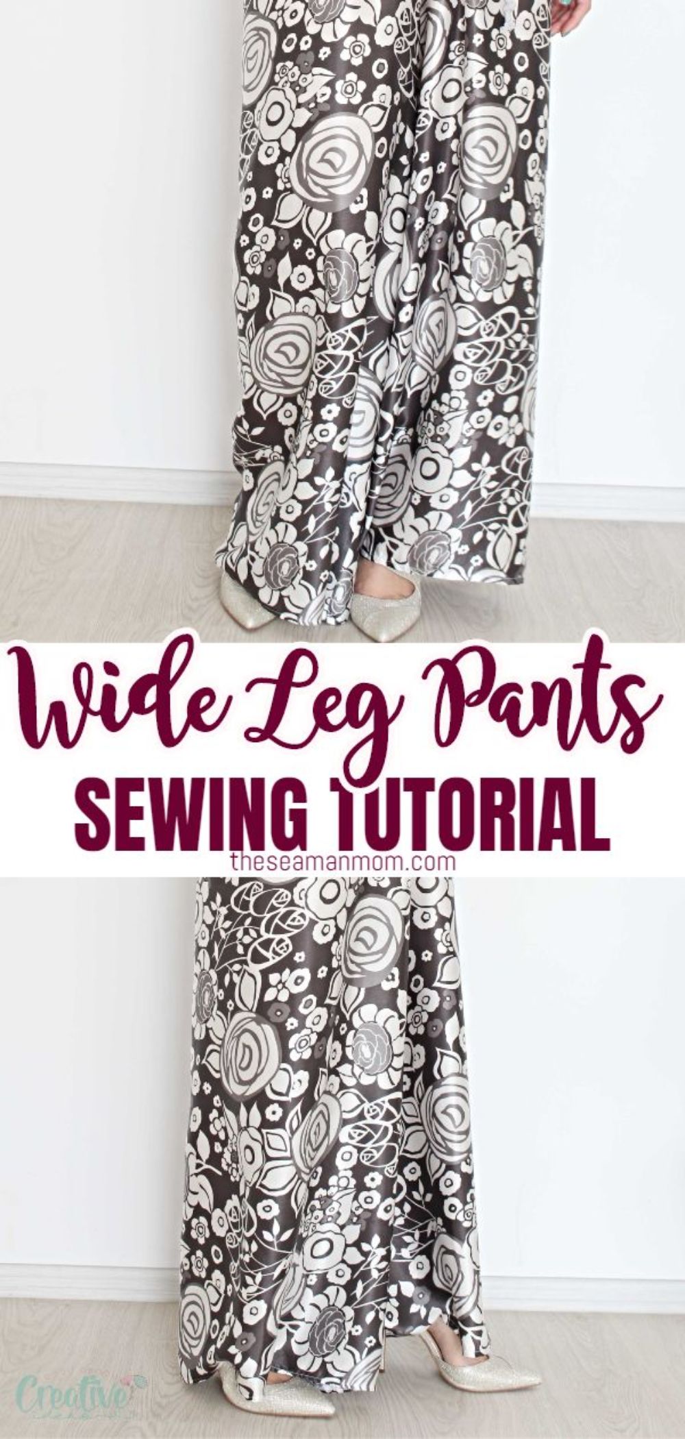 Velvet Wide Leg Pants Sewing Tutorial  Sew Bake Decorate