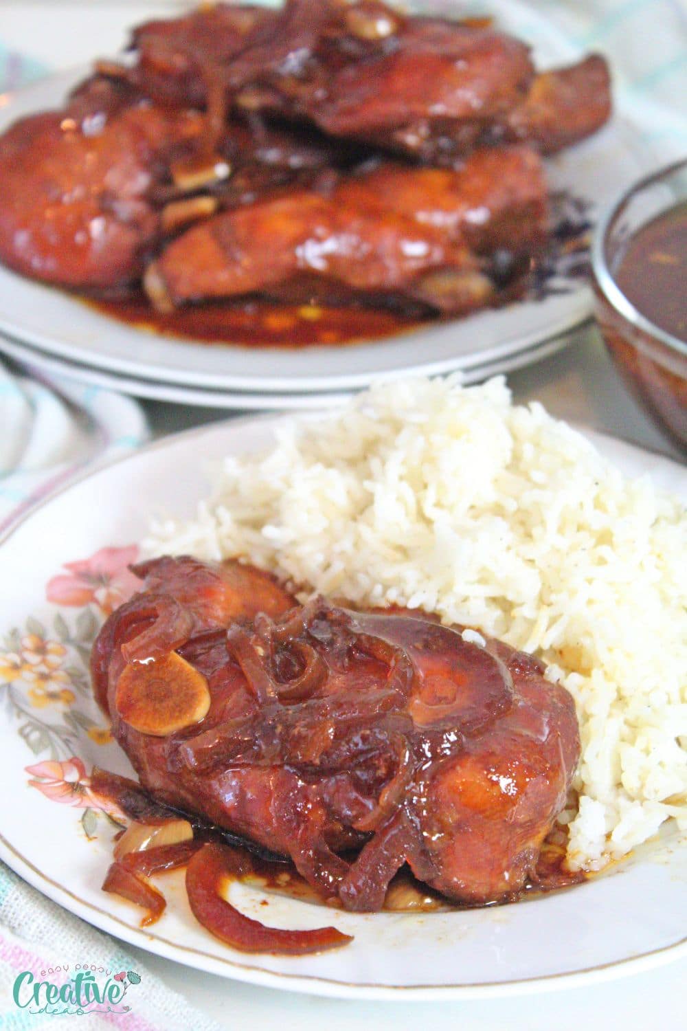 A piece of Bourbon street chicken recipe