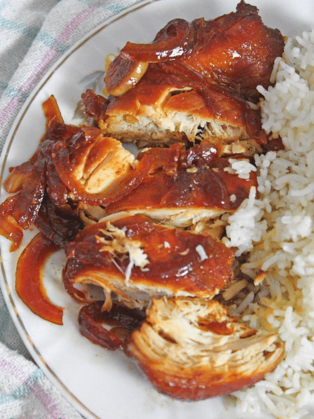 SLOW COOKER BOURBON CHICKEN STORY POSTER IMAGE