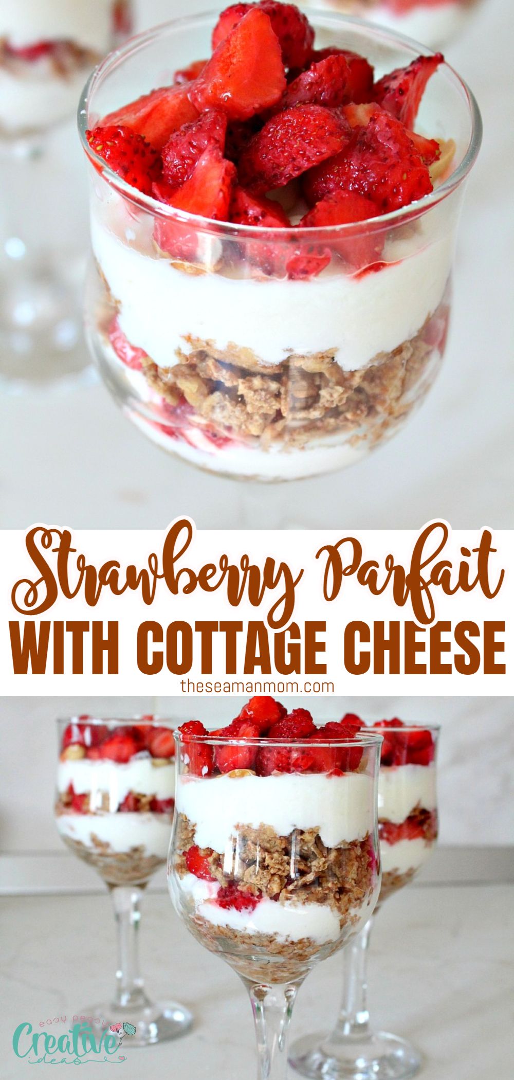 Who has time to cook a complicated breakfast every day? Not me. That's why I love this easy strawberry parfait! This recipe is the perfect way to enjoy your favorite fruit. The combination of flavors and textures will leave you feeling satisfied and happy. via @petroneagu