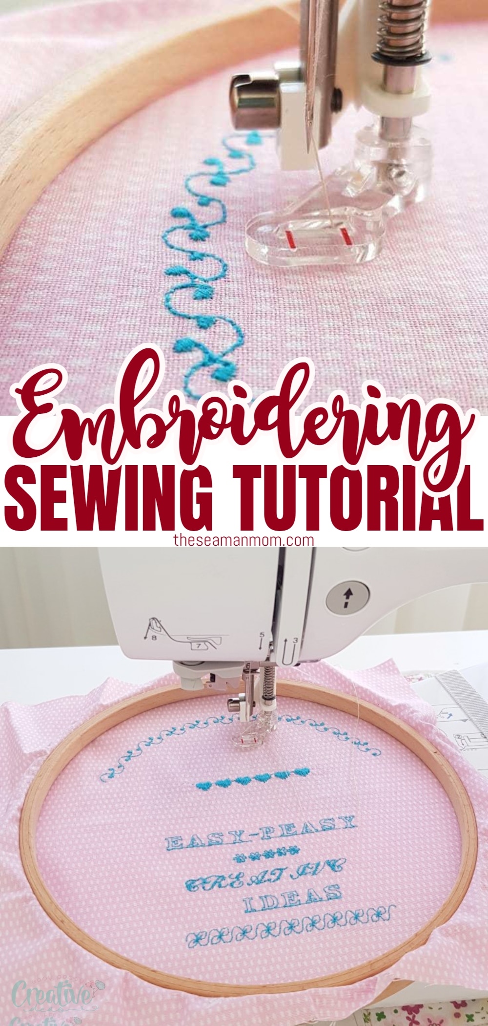Embroidery is a beautiful way to add some personality and flair to your clothes, accessories, or home décor. It’s also a great way to show your loved ones that you care by stitching heartfelt messages onto their clothing. With the help of this guide, you’ll be able to learn everything there is to know about how to embroider with a sewing machine, in the comfort of your home! via @petroneagu