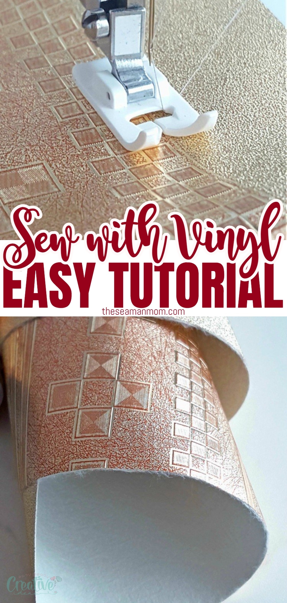 Best Tips For SEWING VINYL At Home - Easy Peasy Creative Ideas