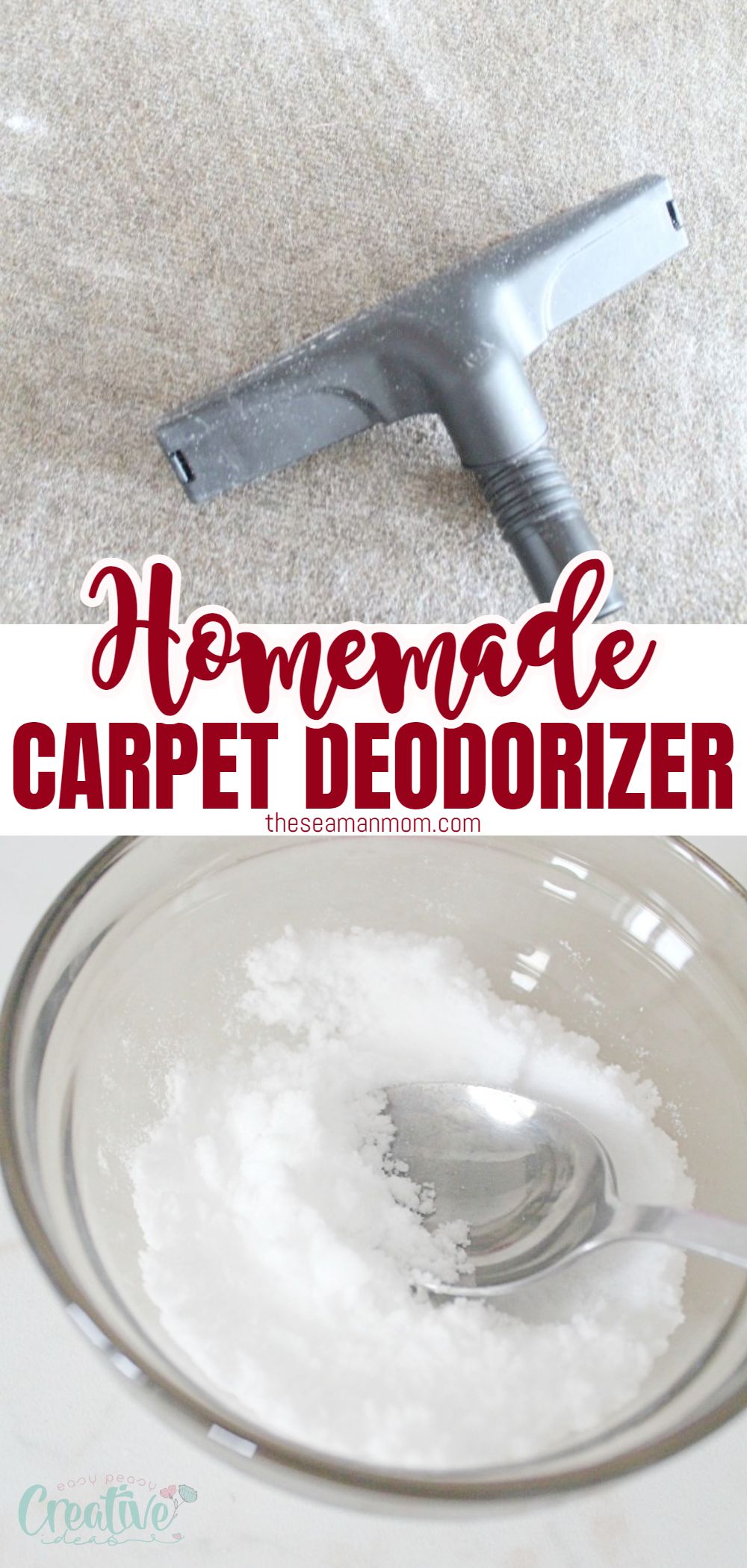Looking to freshen up your carpets without spending a fortune? This DIY carpet deodorizer is the perfect solution! Made with just a few simple ingredients, this homemade carpet freshener will leave your carpets smelling fresh and clean. Plus, it's quick and easy to make so you can get back to enjoying your freshly-scented home in no time! via @petroneagu
