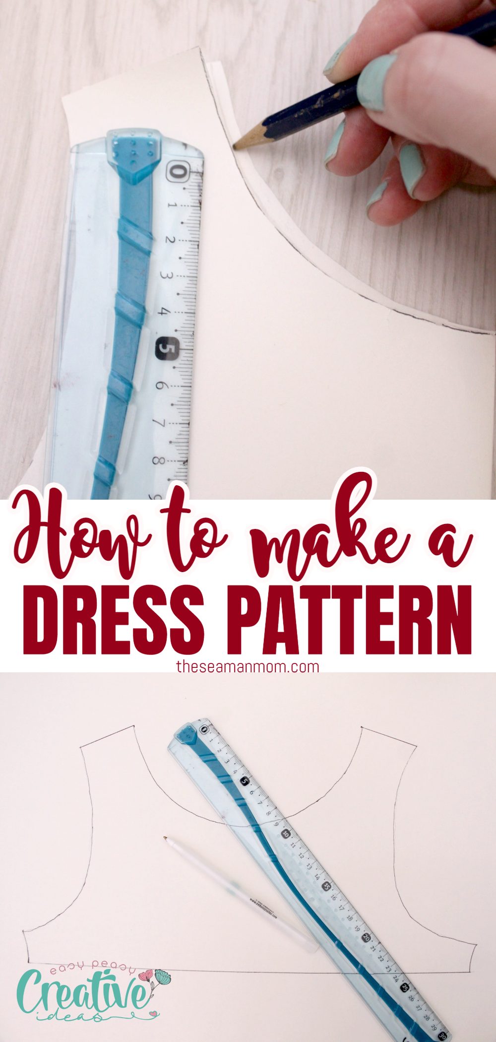 how-to-make-a-dress-pattern-w-video-easy-peasy-creative-ideas