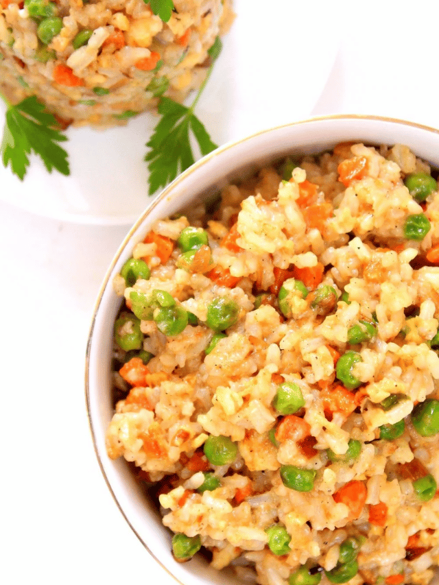 EASY EGG FRIED RICE WITH VEGETABLES COVER IMAGE
