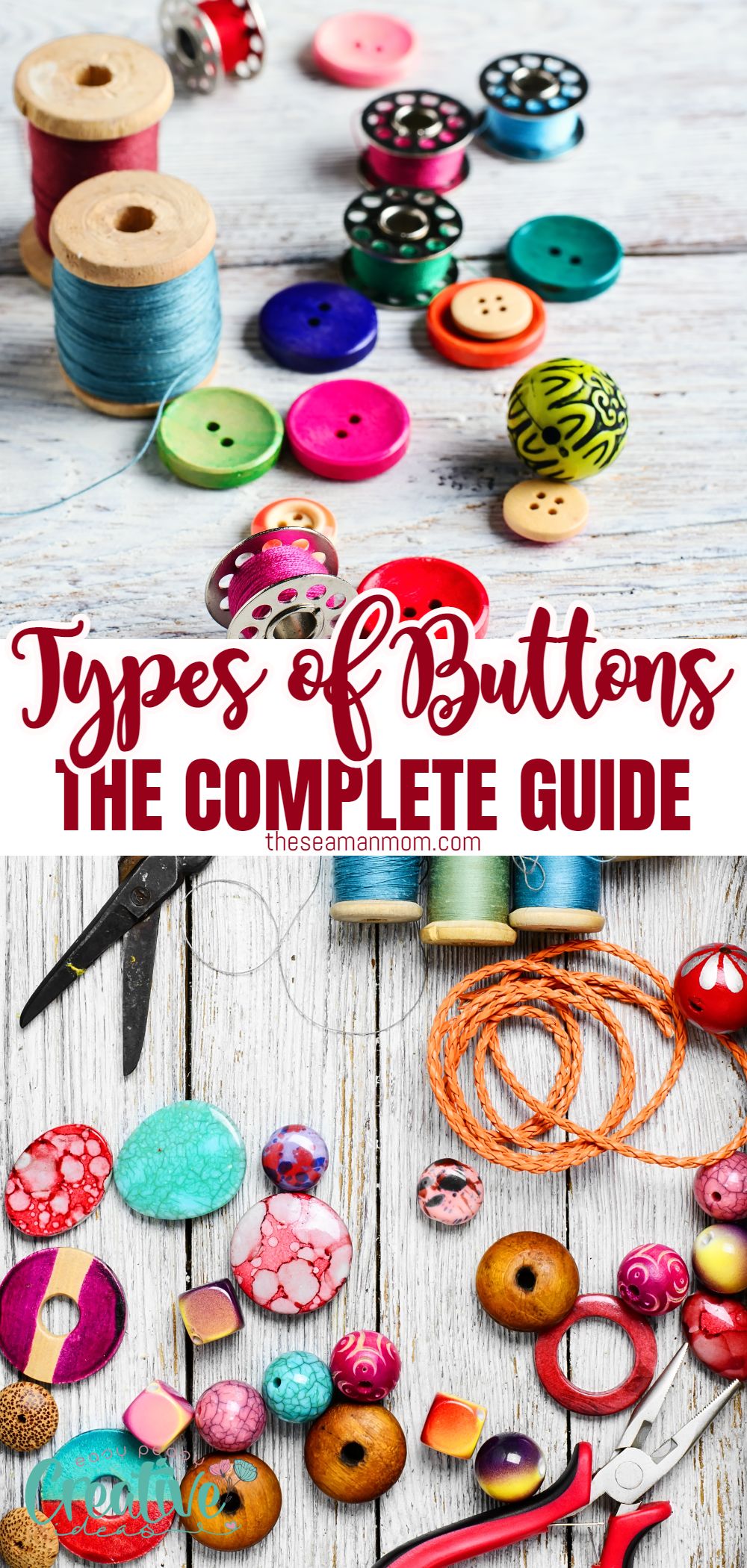 There are many types of buttons available for sewing, and each type has its own distinct advantages and disadvantages. In this guide, we'll explore the different types of buttons so you can choose the best option for your project. via @petroneagu