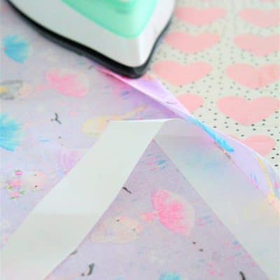 How to Use Hemming Tape In Sewing - Easy Peasy Creative Ideas