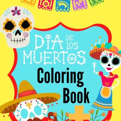 Dia De Los Muertos coloring book