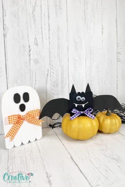 Bat & Ghost Dollar Tree Halloween Decorations - Easy Peasy Creative Ideas