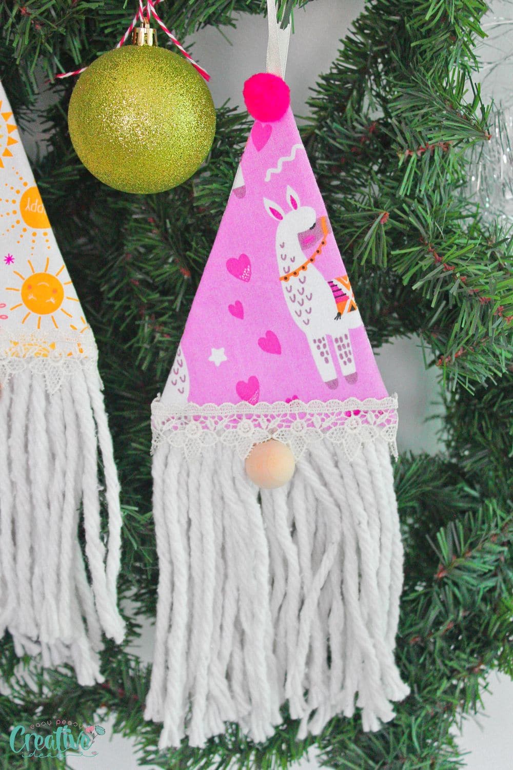 Gnome ornament pattern to sew