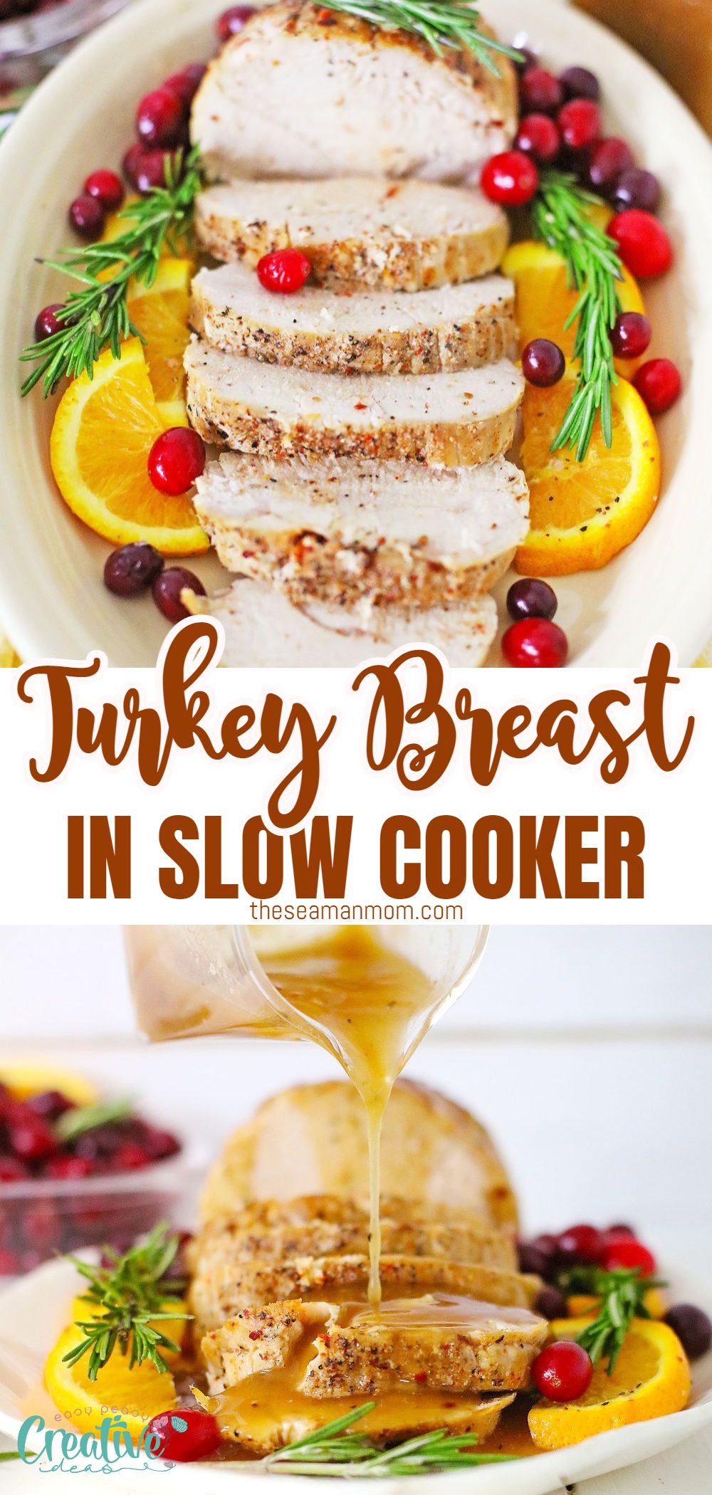 Looking for an easy and delicious way to prepare turkey breast? This slow cooker turkey breast is featuring juicy, tender turkey breast cooked to perfection in your crock pot. Simply toss your ingredients into the crock pot and let it do all the work for you – no need to fuss over a hot stove or grill!  via @petroneagu