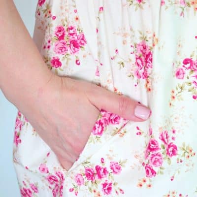 How to add pockets to a skirt or dress