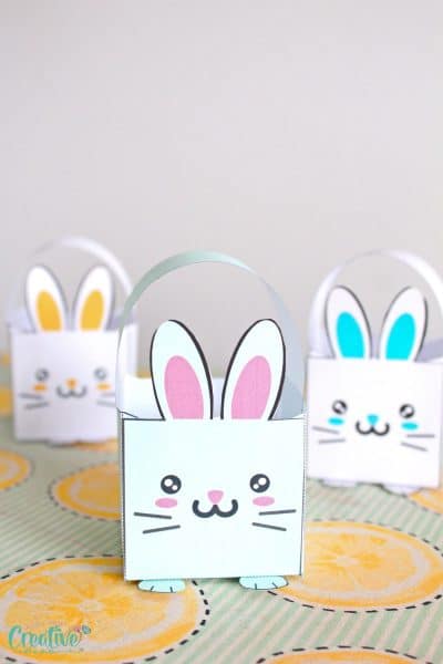 Printable Easter Basket Craft - Easy Peasy Creative Ideas