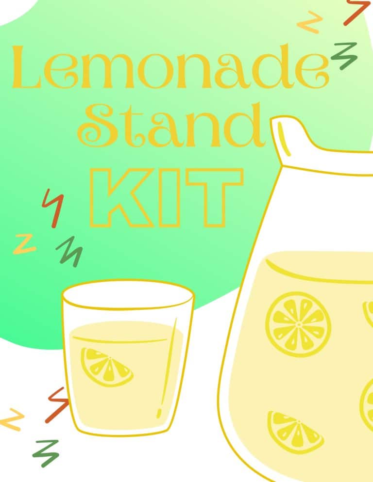 Printable lemonade stand indicators Simple Peasy Inventive Concepts