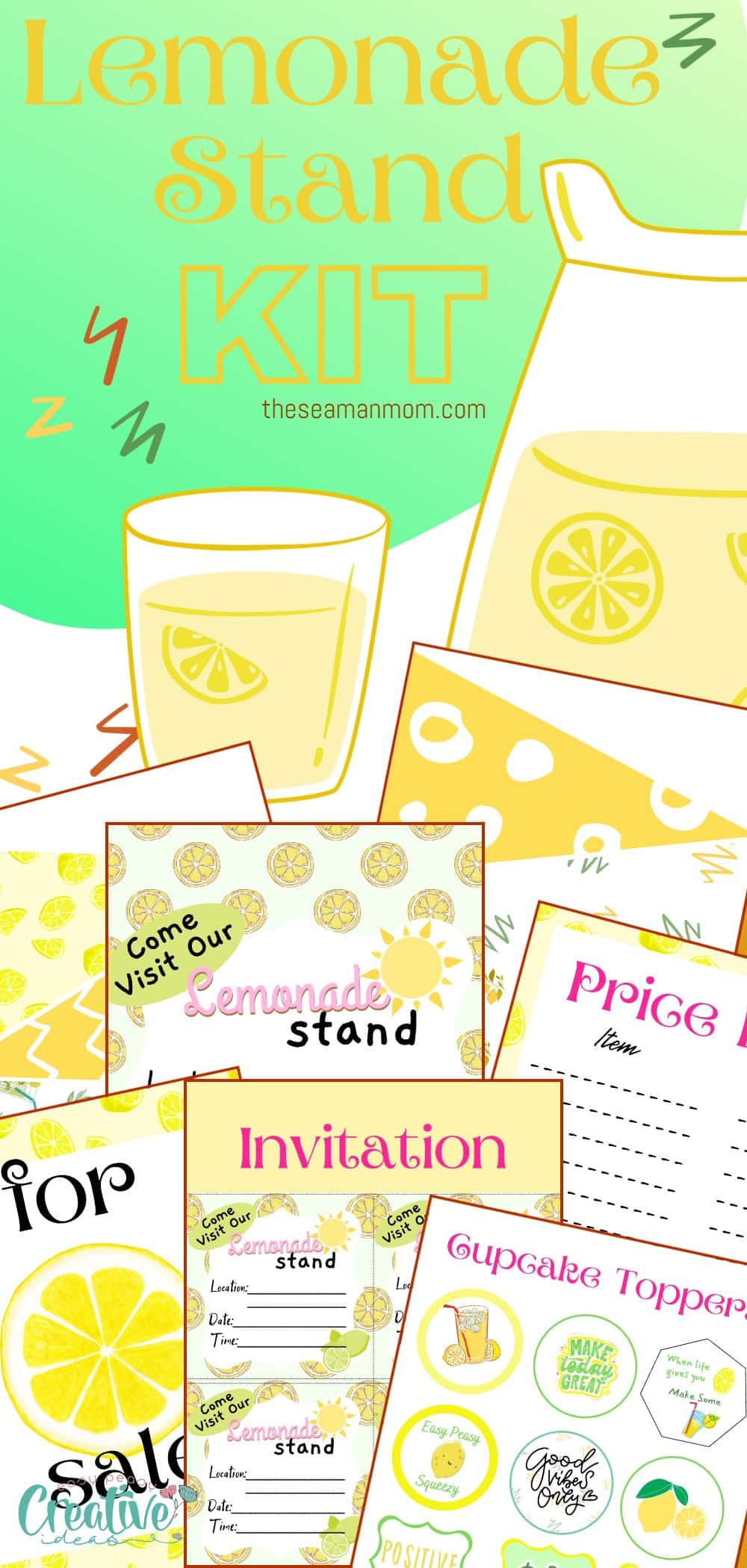 Welcome to the ultimate kit of lemonade stand signs! Whether you are looking for a cute and quirky sign to adorn your lemonade stand or a professional-looking printable sign, you've come to the right place. My collection of lemonade stand signs is sure to give your business that extra bit of flair it needs.  via @petroneagu