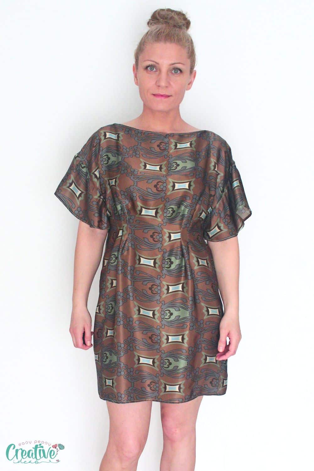 Free Pattern & Tutorial: Boatneck Shift Dress {by Blooms and Bugs} - Birch  Fabrics